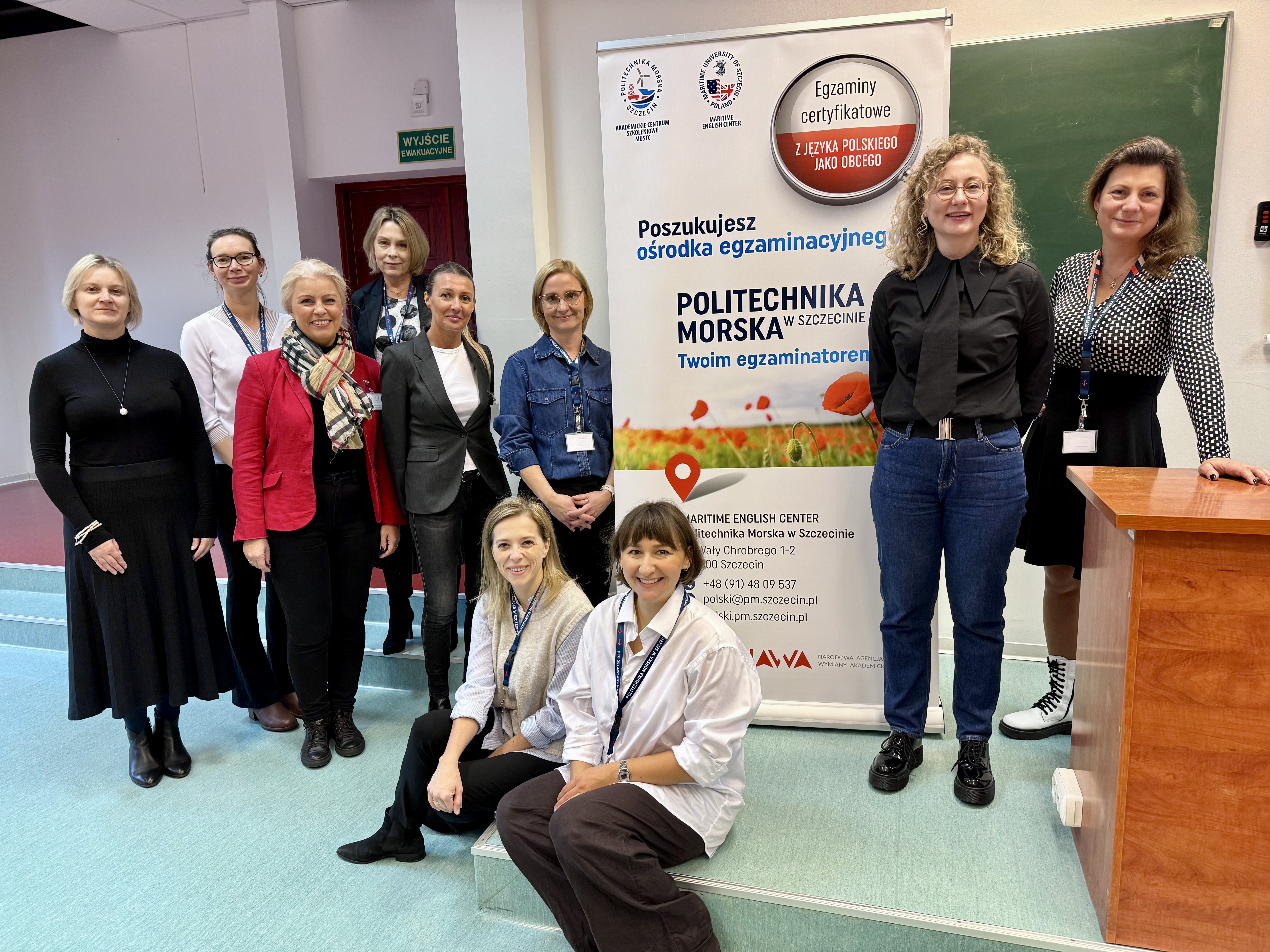 Komisja egzaminacyjna listopadowego egzaminu certyfikatowego z języka polskiego jako obcego