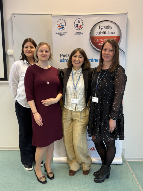 Członkinie komisji egzaminacyjnej kwietniowego egzaminu certyfikatowego z języka polskiego jako obcego