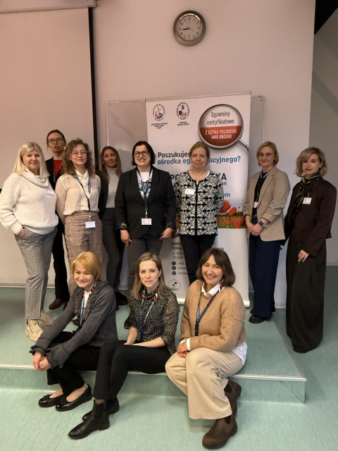 Komisja egzaminacyjna lutowego egzaminu certyfikatowego z języka polskiego jako obcego